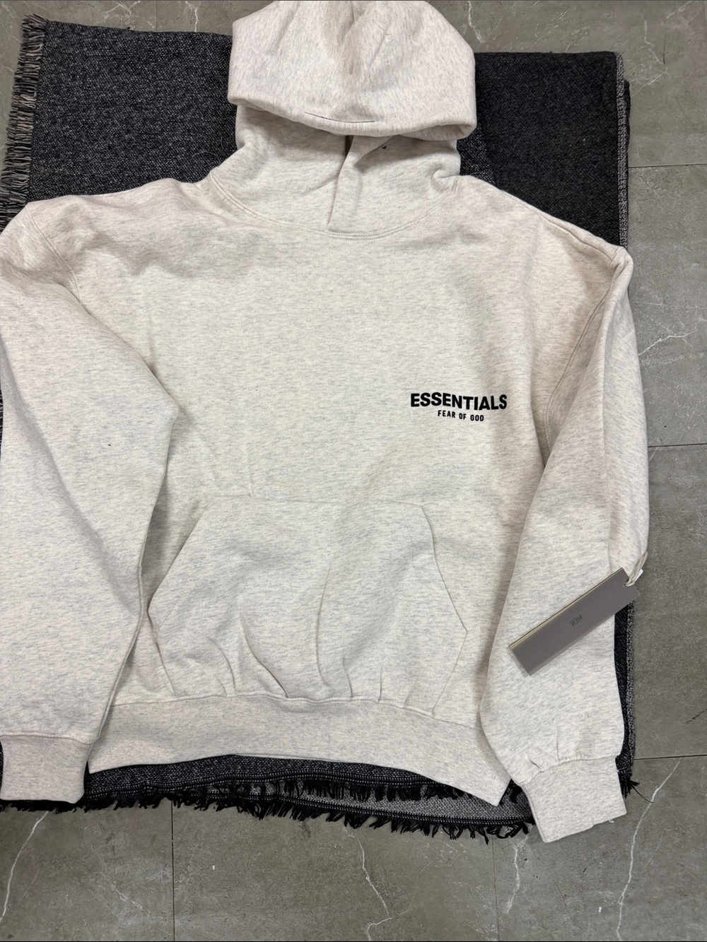 Fear of God ESSENTIALS Heather Cream Pullover Hoodie